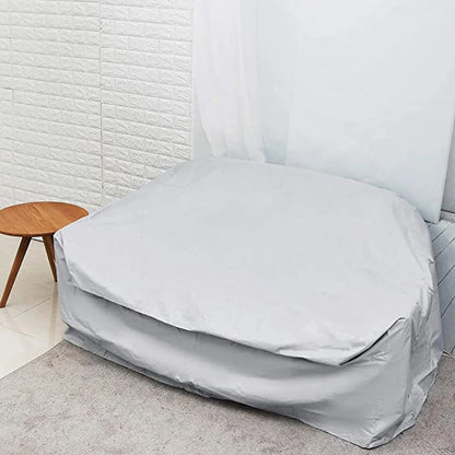 75 Sizes  Furniture Waterproof  Cover For Rattan Table Cube Chair Sofa  Rain Garden Patio Protective Cover Black and Silver