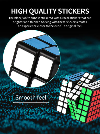 MOYU Speedcube Meilong Magic Cube Stickerless 4x4 5x5 6x6 7x7 8x8  Speed Puzzle Cubes Toys Gift