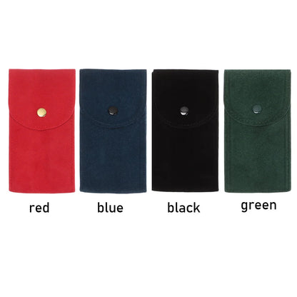 Portable Watch Bag Gift Shock-proof Press Velvet Snap Design Jewelry Box Watch Packing Pouch Storage Bag Single Watch Display
