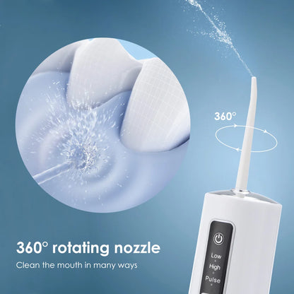 Teeth Oral Irrigator Portable Mouth Washing Machine Interdental Cleaning Irrigator USB Oral Teeth Dental Water Flosser