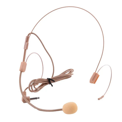 Dual Ear Hook Headset Head Wired Microphone Multifunctional Headset Microphone With 3.5mm Mini Plug For Speech