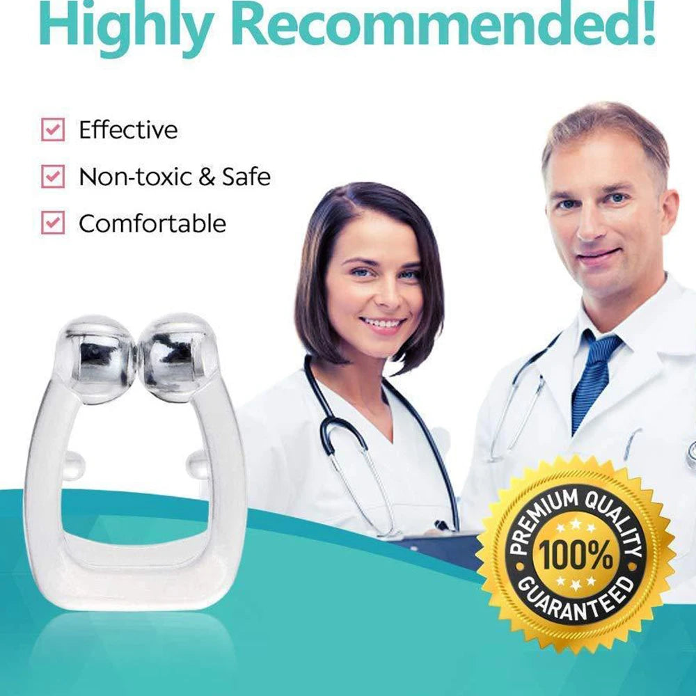 Anti Snoring Device Nose Clip vent blocker Silicone Snore Stop ring silent snore sleep Aid Night Sleeping Apnea Guard Night