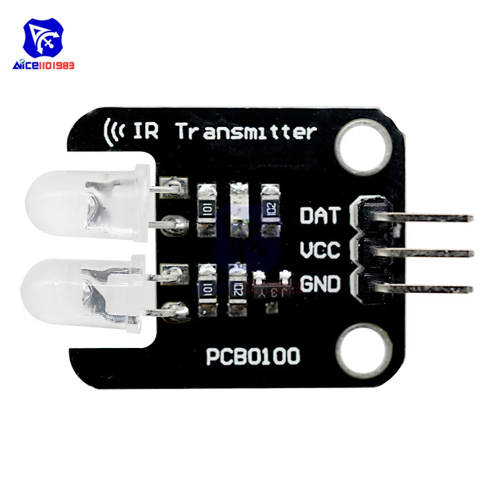 diymore PCB0100 2 Channel Infrared Transmitter Module IR Transmitter for Arduino Electronic Building Blocks