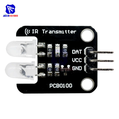 diymore PCB0100 2 Channel Infrared Transmitter Module IR Transmitter for Arduino Electronic Building Blocks