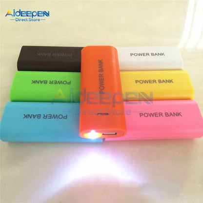 5600mAh 2X 18650 USB Power Bank Battery Charger Case DIY Box For iPhone For Smart Phone MP3 Electronic Mobile Charging DC 5V 1A
