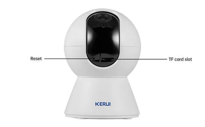 KERUI 5MP 8MP 4K HD Mini WiFi IP Camera Indoor Wireless Security Home CCTV Surveillance Camera With Tuya Smart Auto Tracking