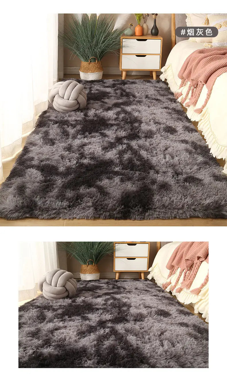 Washable Long Hair Carpet Living Room Coffee Table Fluffy Large Rugs 160x230 Girl Bedroom Thick Carpets In Door Non-slip Mats
