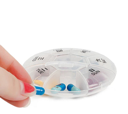 Medicine Box Pill Cutter Portable Drug Box Useful Grinder Splitter Medicine Pill Holder Tablet Cutter Splitter Divider Pill Box