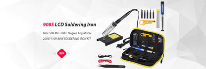 JCD Electric soldering iron 80W LCD Digital Display Adjustable temperature soldering iron tips 220V/110V Welding solder tools