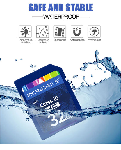 Standard SD Card  64GB 128GB 256GB SDHC/XC 16GB 32GB Normal Full Size Flash SD Memory Card High Speed for Camera