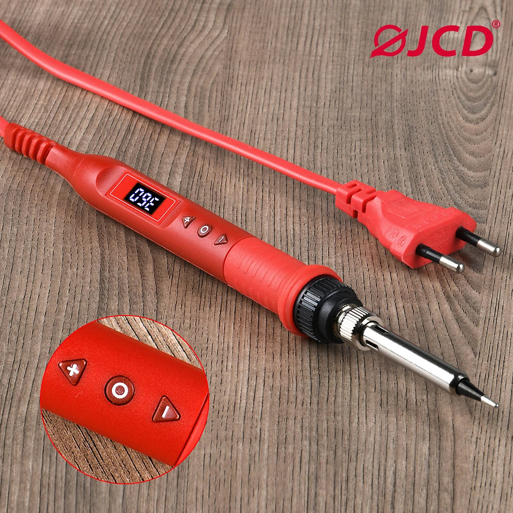 100W Digital Electric Soldering Iron Kit Set 110V/220V Temperature Adjustable Welding Tool Ceramic Heater Soldering Tips Rework