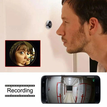 Tuya 5G Wifi Drzwi Wizjer Zabezpieczający 1080P HD Obiektyw 1.66mm Szerokokątny Rybie Oko Kamera Sieciowa CCTV Mini Wizjer do Drzwi P2P ONVIF