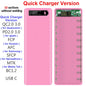 Welding Free 10*18650 Battery Storage Box 2 USB Power Bank Case 5/12V DIY Shell 18650 Battery Holder Case PD QC 3.0 Quick Charge