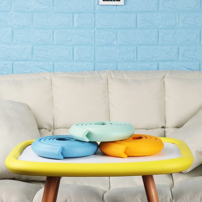 2M Children Desk Soft Foam Sponge Safety Edge Protection Table Guard Strip Anticollision Strip Desk Corner Protector