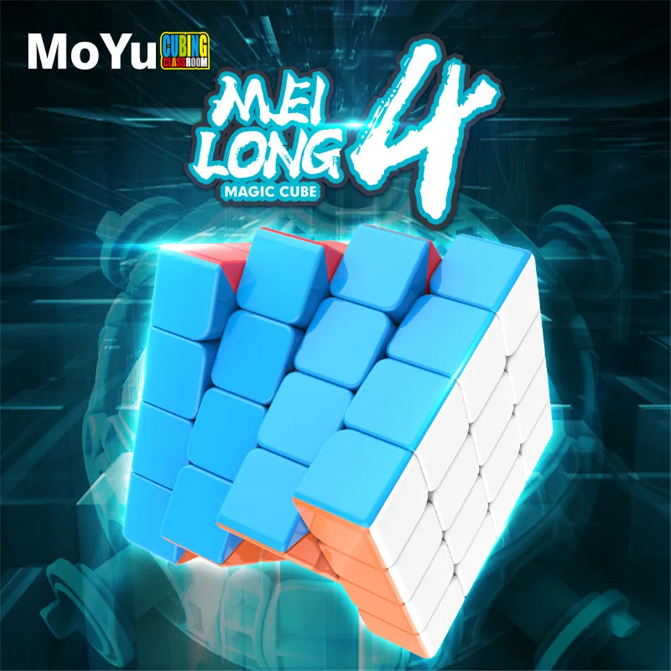 MOYU Speedcube Meilong Magic Cube Stickerless 4x4 5x5 6x6 7x7 8x8  Speed Puzzle Cubes Toys Gift