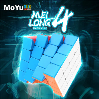 MOYU Speedcube Meilong Magic Cube Stickerless 4x4 5x5 6x6 7x7 8x8  Speed Puzzle Cubes Toys Gift