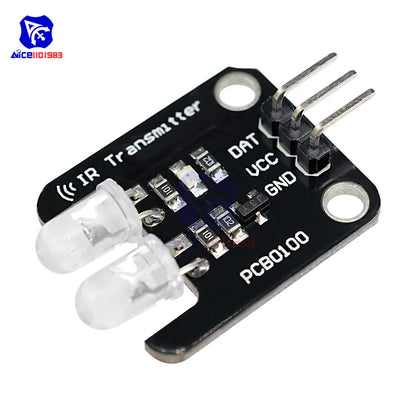 diymore PCB0100 2 Channel Infrared Transmitter Module IR Transmitter for Arduino Electronic Building Blocks