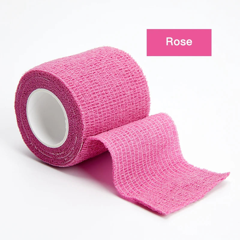 24 Pieces Self Adhesive Bandage Wrap Breathable Vet Wrap Cohesive Bandage First Aid for Pets Athletic Elastic Self Adherent Wrap