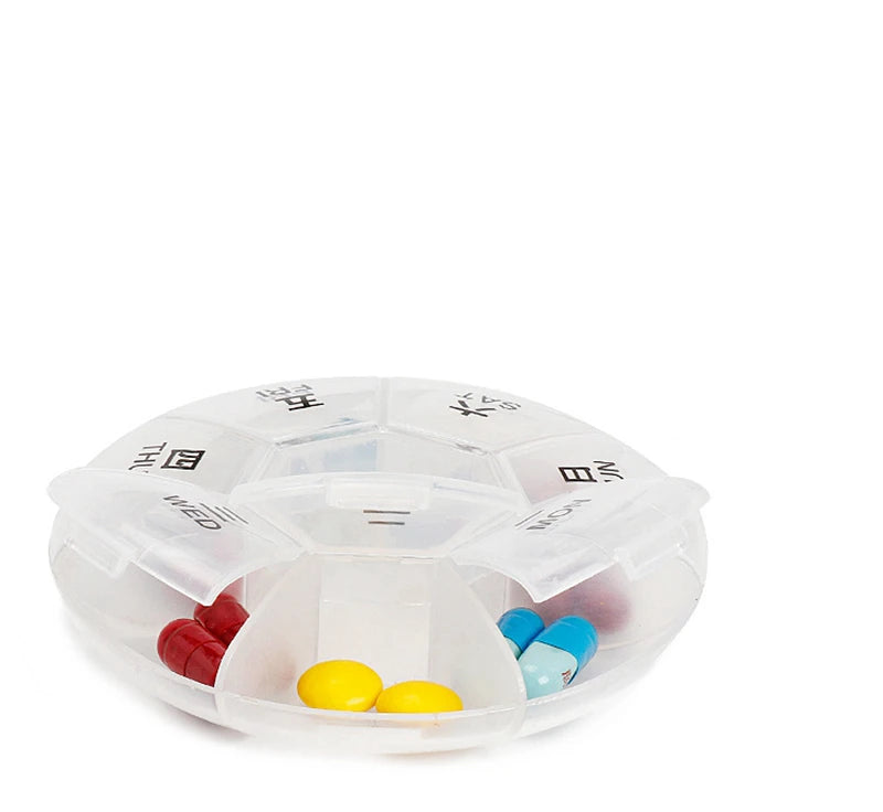 Medicine Box Pill Cutter Portable Drug Box Useful Grinder Splitter Medicine Pill Holder Tablet Cutter Splitter Divider Pill Box