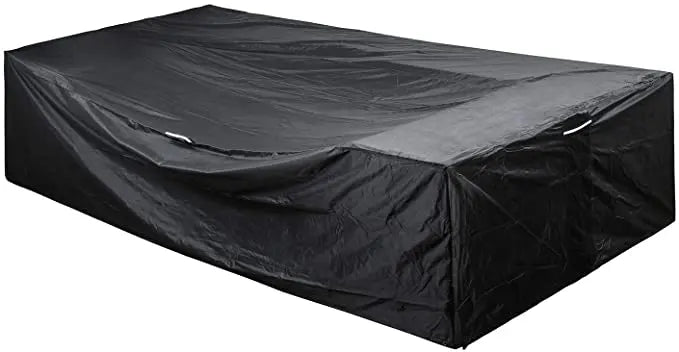 75 Sizes  Furniture Waterproof  Cover For Rattan Table Cube Chair Sofa  Rain Garden Patio Protective Cover Black and Silver