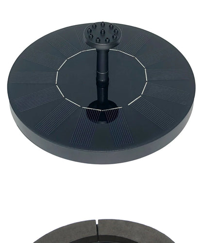 Mini Solar Water Fountain Pool Pond Waterfall Fountain Garden Decoration Outdoor Bird Bath Solar Powered Fountain Floating Water