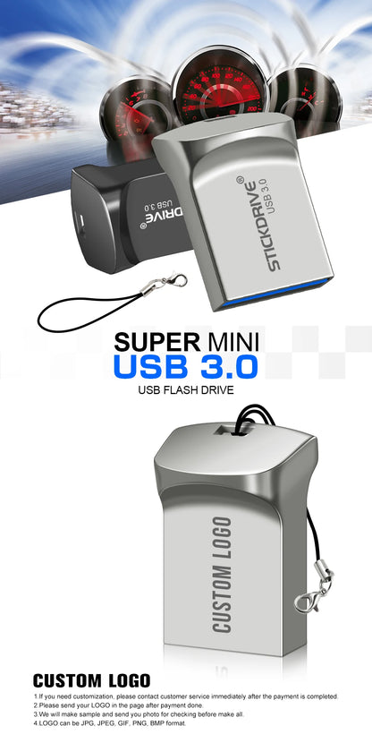 Mini usb 3.0 Flash Drive 128GB 64GB 32GB 16GB high speed usb флэш-накопители memory Flash USB3.0 Stick small u disk