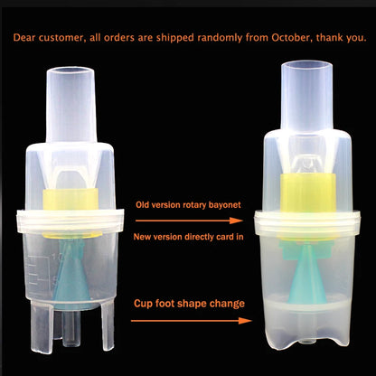 New 10ml Nebulizer Nhaler Parts Atomized Cup Inhaler Compressor Part Spray Injector Parts for Adult Child Family