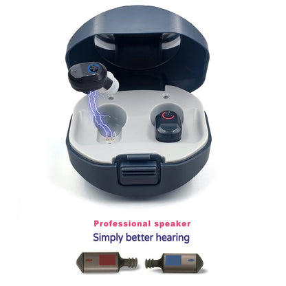 NEWEST Rechargeable Hearing Aid Digital  Hearing Aids Sound Amplifier Portable Deaf Elderly Dropshipping Free Shipping
