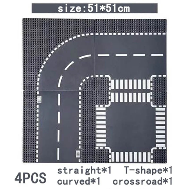 2PCS Classic Baseplates 32x32 16x32 Dots Base Plate MOC Blocks Plastic Building Bricks Assembly Compatible Brand City Friends
