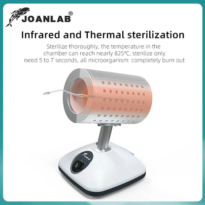 Infrared Sterilizer Bacti-Cinerator Inoculation Loop Sterilizer High Temperature Disinfection Rapid Sterilizer Lab Equipment