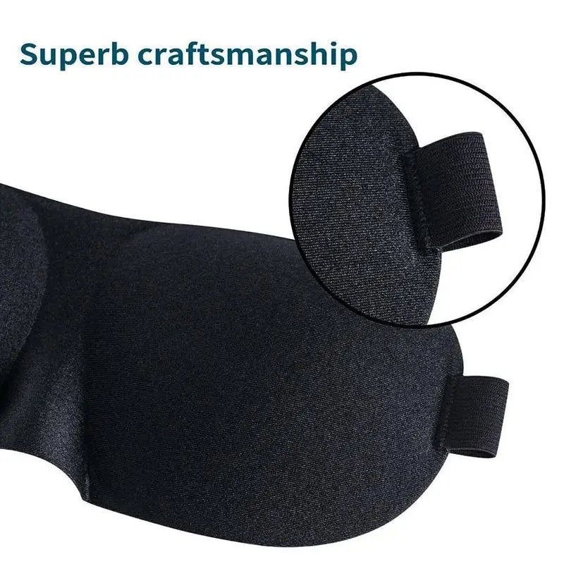 3D Sleep Mask Natural Sleeping Eye Mask Eyeshade Cover Shade Eye Patch Women Men Soft Portable Blindfold Travel Eyepatch