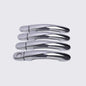 For VW Polo 2010 2011 2012 2013 2014 2015 2016 2017 Black Chrome Car Door Handle Covers Car Accessories Styling Stickers