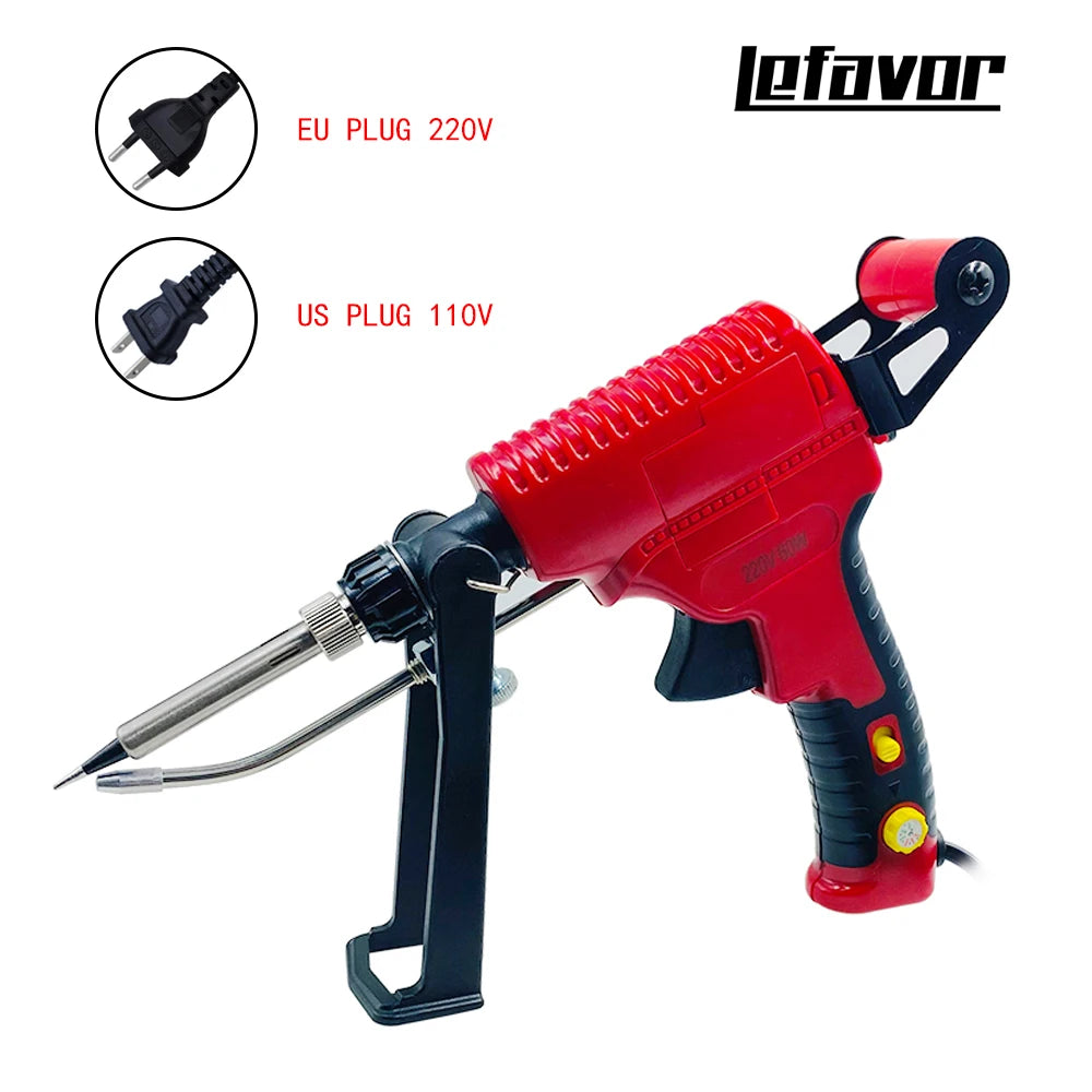 Electric Soldering Iron Gun Hand-held Internal Heating Soldering Iron Automatically Send Tin Gun Soldering Welding Repair Tool