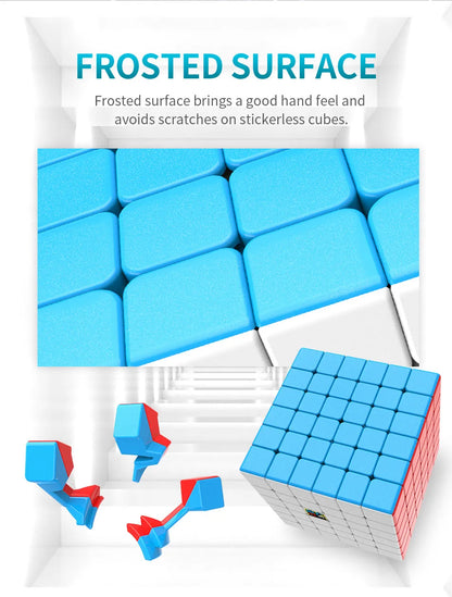MOYU Speedcube Meilong Magic Cube Stickerless 4x4 5x5 6x6 7x7 8x8  Speed Puzzle Cubes Toys Gift
