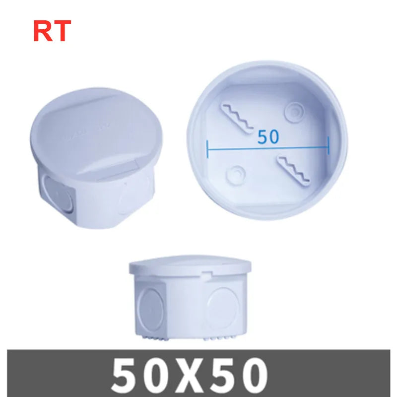 RA RT Wholesale ABS Plastic IP65 IP55 Waterproof Junction Box DIY Outdoor Electrical Connection Box Cable Branch Box