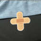 1 Piece Cross Bandage Embroidery Repair Patches Bag Jacket Jeans Cartoon Iron On Parch for Clothes Small Glue Sticker