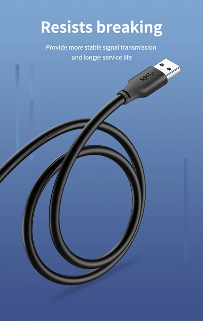 CABLETIME Przedłużacz USB USB 3.0 M/F 5 Gb/s do TV Smart PS4 X box SSD Przedłużacz USB Kabel do transmisji danych C267