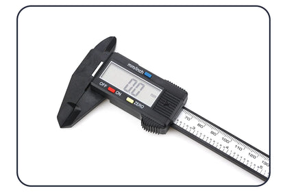 Electronic Pachometer Digital Caliper Vernier Calipers Micrometer Ruler Carbon Fibre Plastic Gauge Measuring Tools Instrument