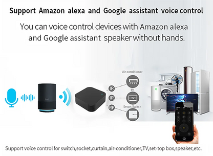 Tuya WiFi IR Remote Control for Air Conditioner TV, Smart Home Infrared Universal Remote Controller For Alexa,Google Home Yandex