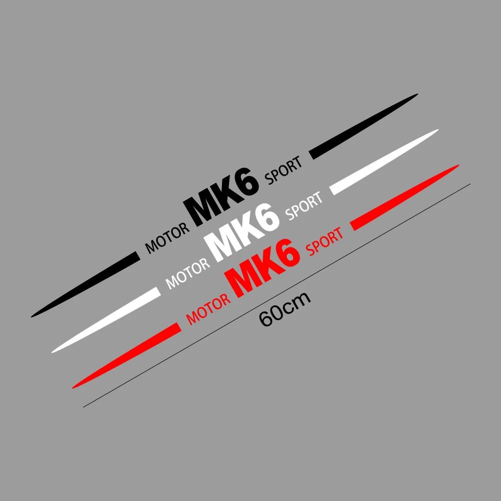 For VW Volkswagen Golf 4 5 MK2 MK8 MK4 MK5 MK6 7 6 MK3 MK7 Car Whole Body Stickers Sport Styling Racing Decal Auto Accessories