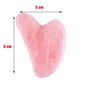 Natural Stone Jade Gouache Scraper Rose Quartz Facial Gua Sha Tools Neck Massager for Face Lifting Wrinkle Remover Beauty Health