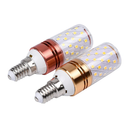 1Pcs/lot E27 E14 LED Lamp light SMD 2835 12W 16W 60LEDS 80LEDS lamps lights 220V Bulbs LED Corn Candle bulb 2 Color Temperatures