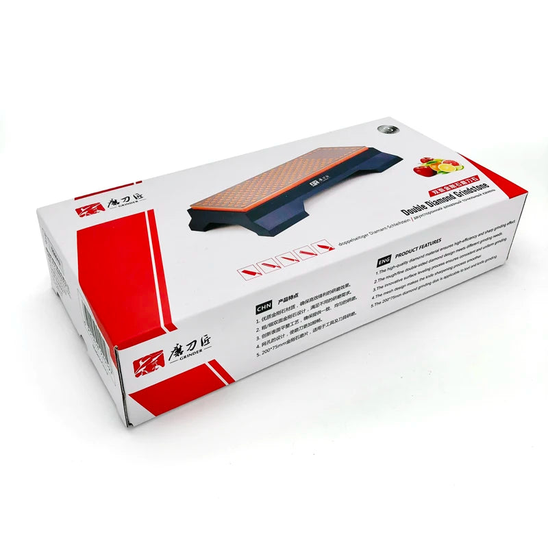 TAIDEA Big Size Diamond Grindstone 600/1000Grit Double-side Sharpening stone Professional Knife Sharpening System Wetstone