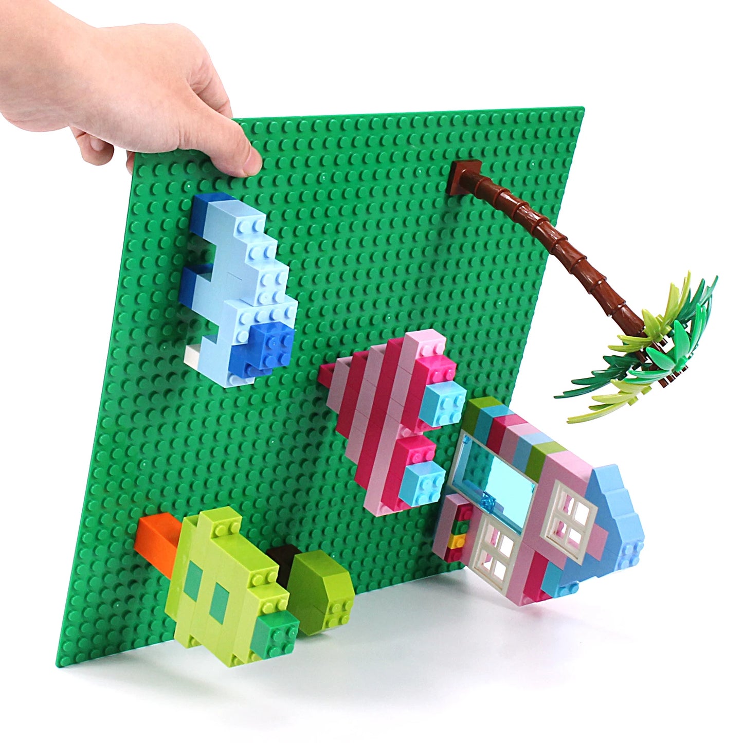 2PCS Classic Baseplates 32x32 16x32 Dots Base Plate MOC Blocks Plastic Building Bricks Assembly Compatible Brand City Friends