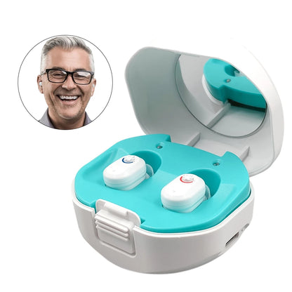 NEWEST Rechargeable Hearing Aid Digital  Hearing Aids Sound Amplifier Portable Deaf Elderly Dropshipping Free Shipping