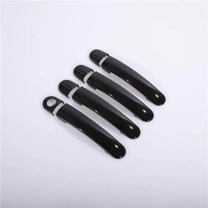 For VW Polo 2010 2011 2012 2013 2014 2015 2016 2017 Black Chrome Car Door Handle Covers Car Accessories Styling Stickers