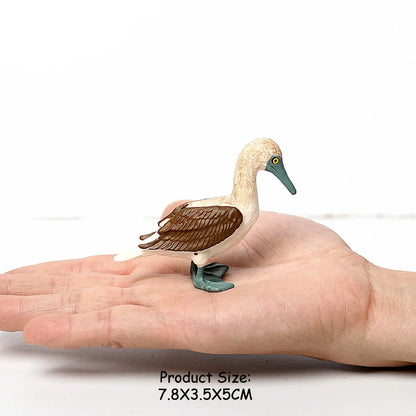 Simulated Bald Eagle Owl pelican Parrot Swan Birds Hand Painted Model Toy Figurine for Kids' Collection Science Educational Toys