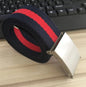 Fashion New Unisex Trousers Belts Canvas Belt Metal Buckle Men Women Boys Jeans Belts Candy Colors Top Quality Luxury Belts