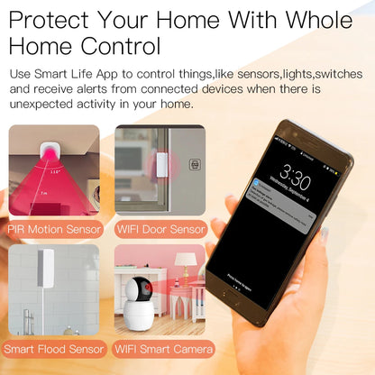 Moes Tuya ZigBee 3.0 Smart Gateway Hub Smart Home Bridge Smart Life APP Wireless Remote Controller Works with Alexa Google Home
