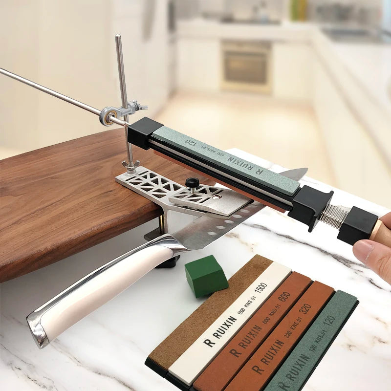 Angle Fixed Knife Sharpener Professional Sharpening Stone Kitchen Grinding System Honing Diamond Grinder Woodwork Tool Whetstone